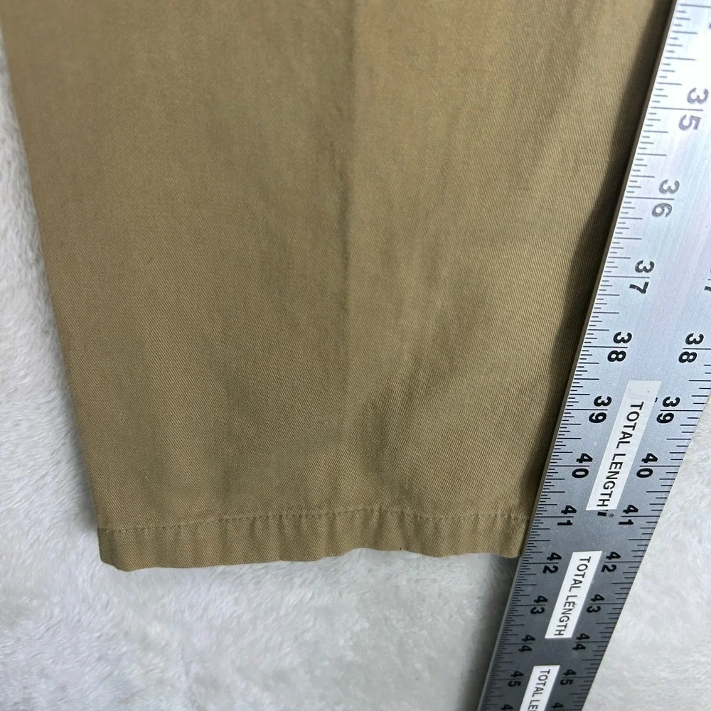 Castaway Nantucket Island Chino Pants Mens 34x32 Brown Plaid Lined Mid Rise